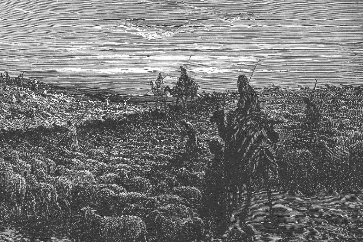 &quot;Abraham Journeying into the Land of Canaan,&quot; by Gustave Dore