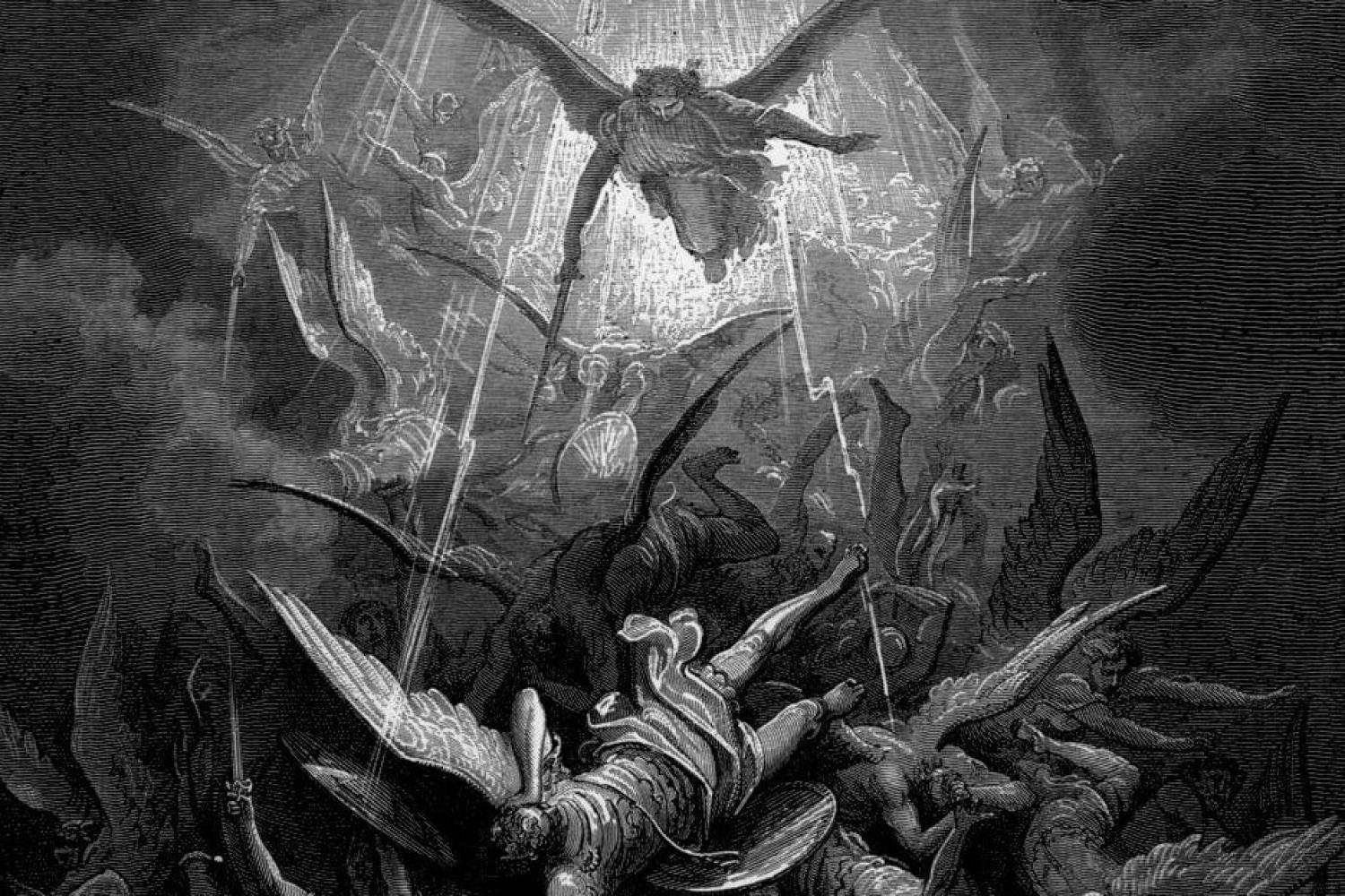 "Michael Casts Out All of the Fallen Angels," by Gustave Dore