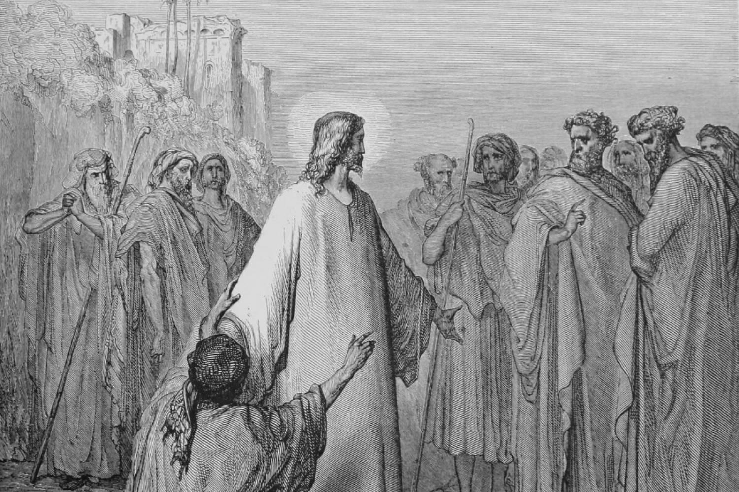 Gustave Dore's "Jesus Healing the Man Possessed with a Devil"