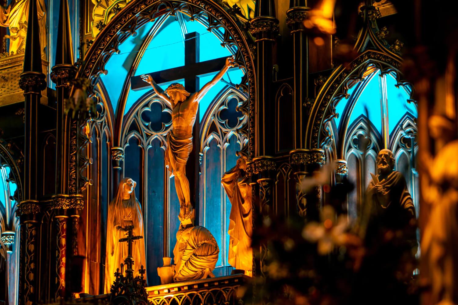 Crucifix and Altar