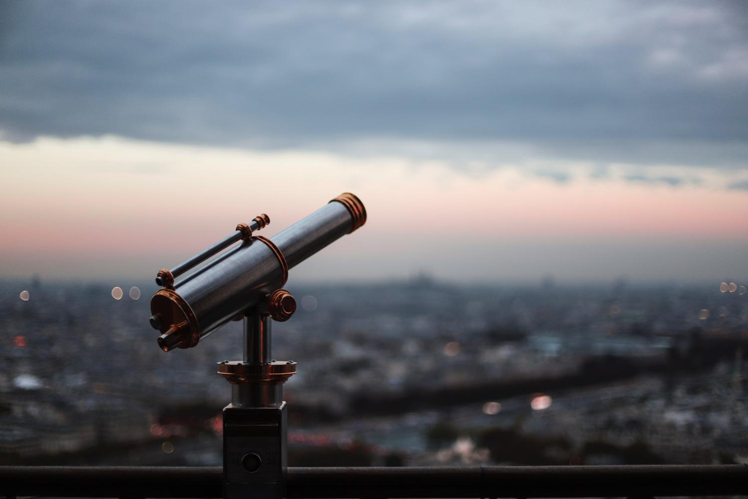 A telescope over the city