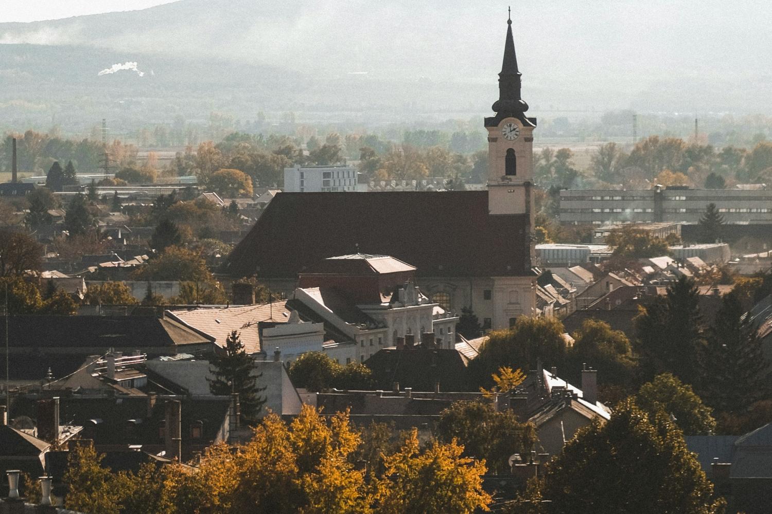 Scenic parish church
