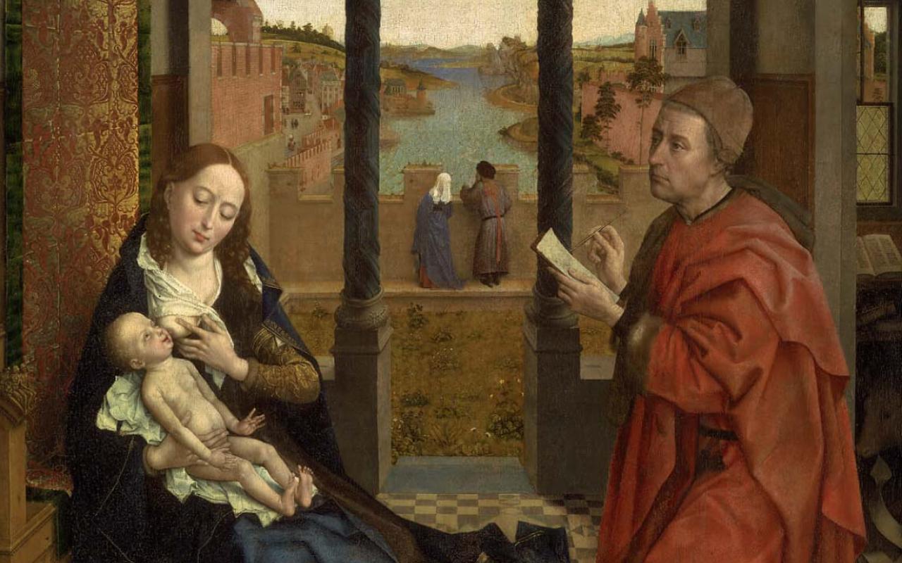 "Saint Luke Drawing the Virgin," by Rogier Van Der Weyden