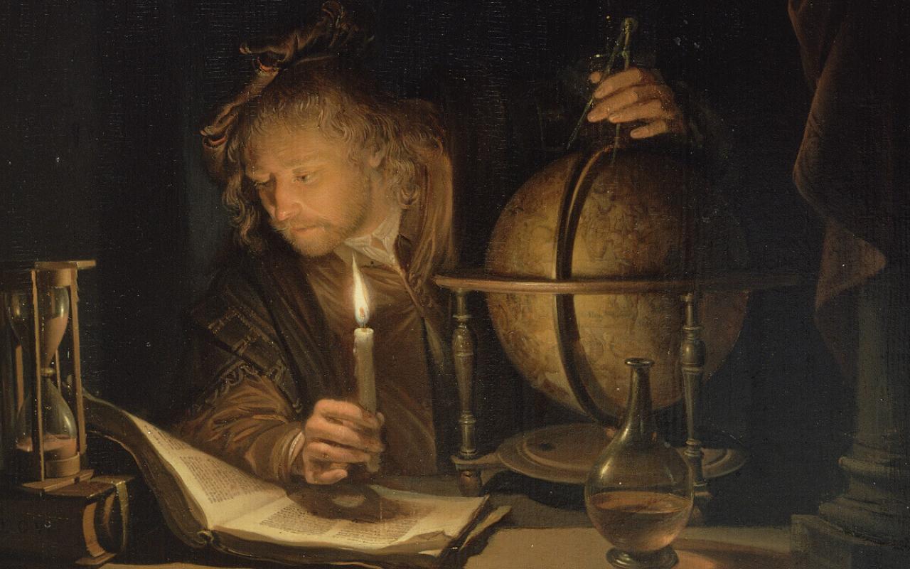 Gerard Dou&#039;s &quot;Astronomer by Candelight&quot;