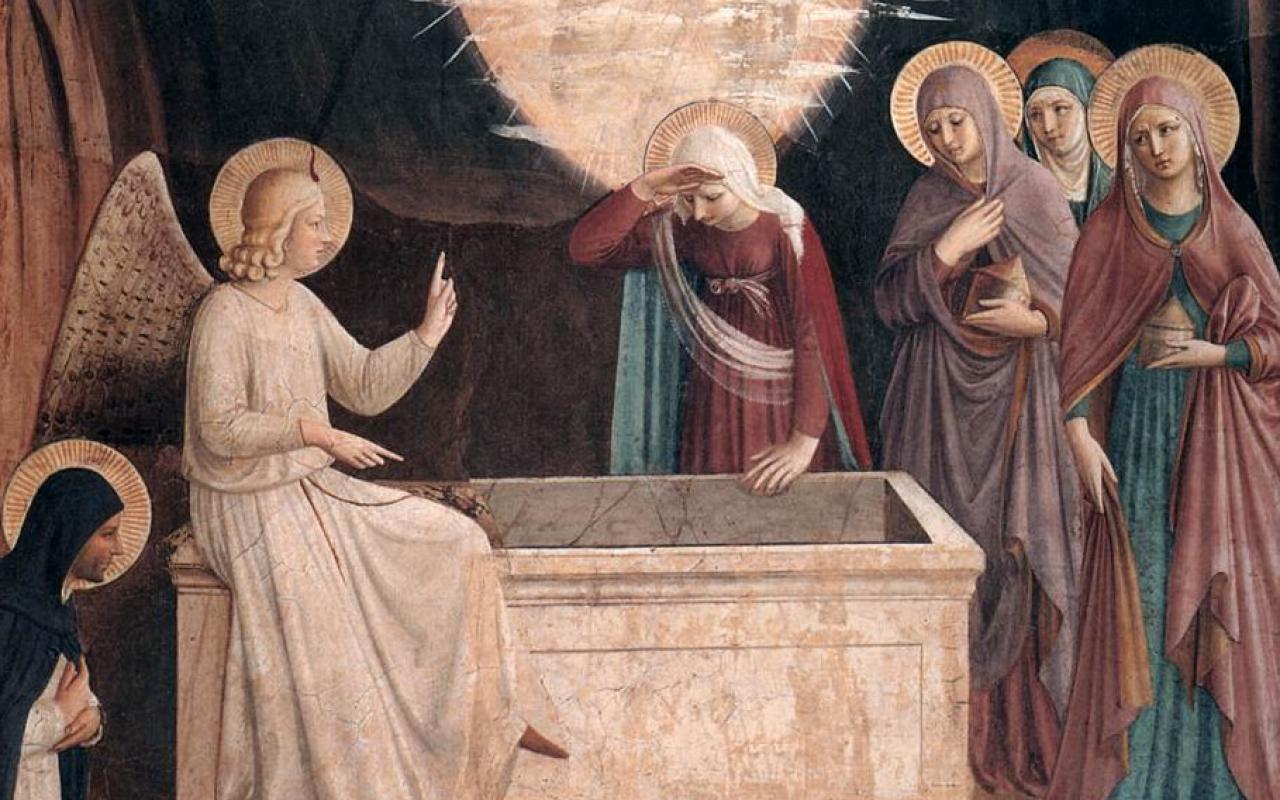 Fra Angelico&#039;s &quot;Resurrection of Christ and the Women at the Tomb&quot;