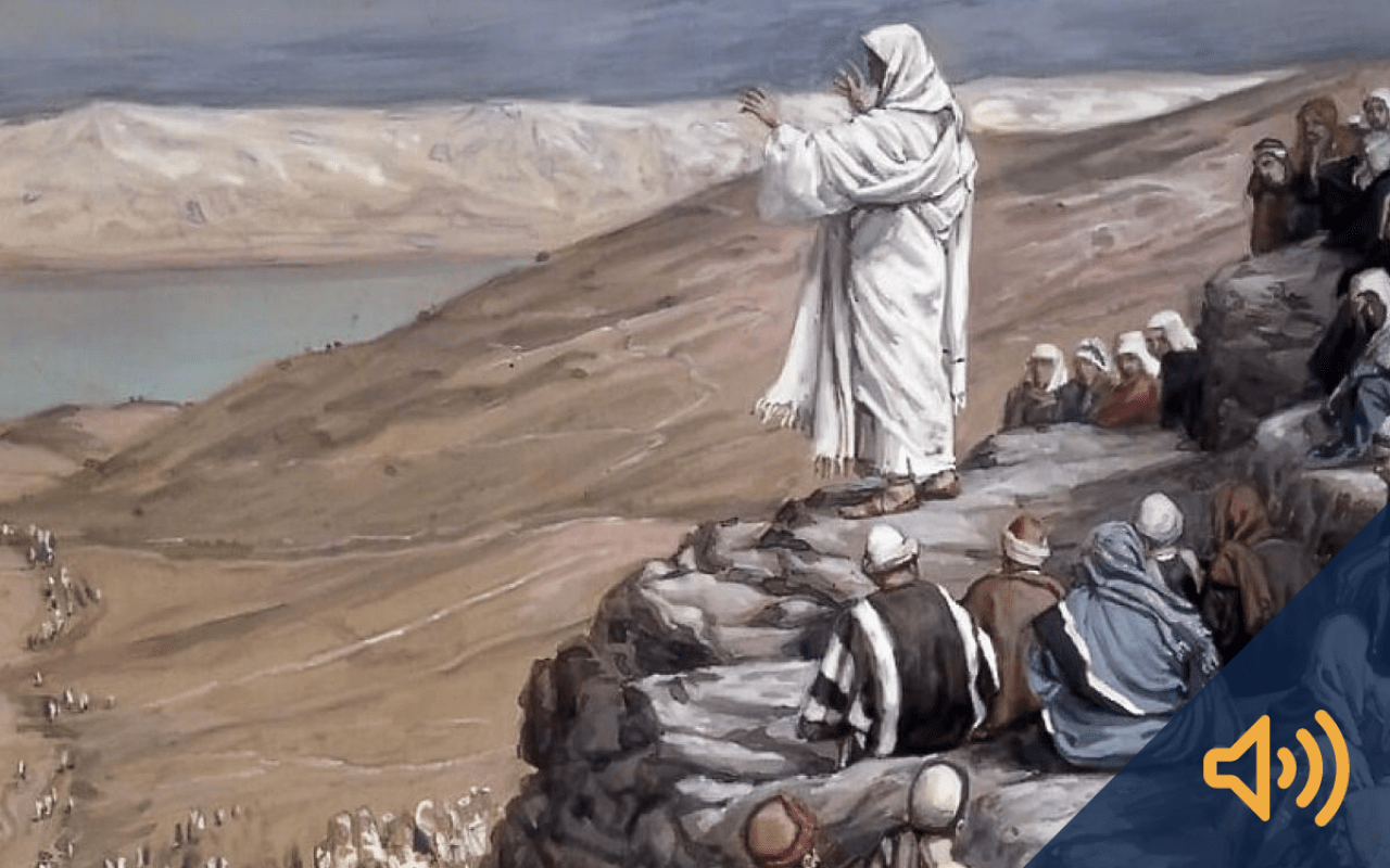 James Tissot's "Jesus Preaches the Sermon of the Beatitudes"