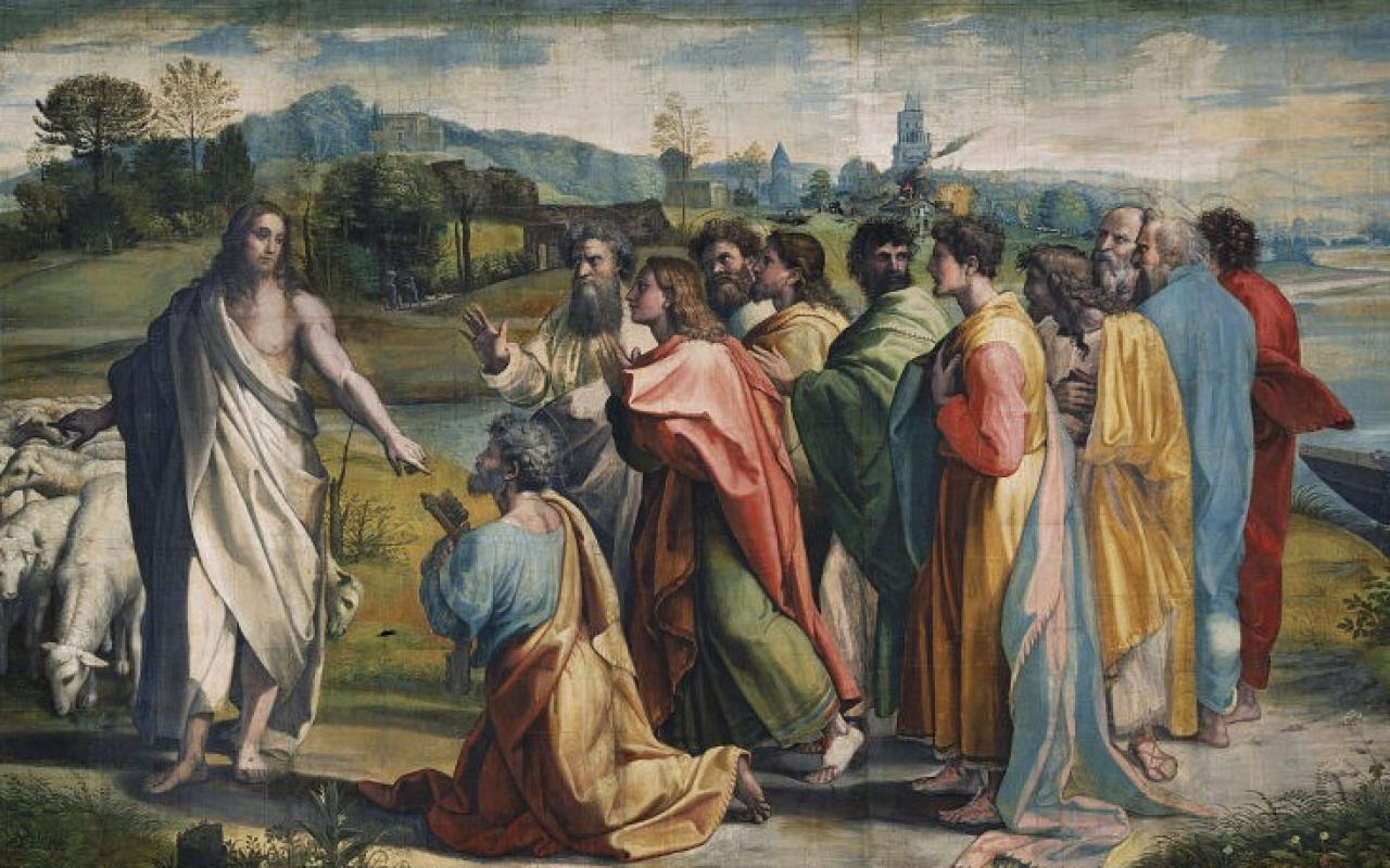 Raphael&#039;s &quot;Christ&#039;s Charge to Peter&quot;