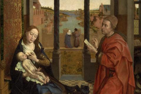 "Saint Luke Drawing the Virgin," by Rogier Van Der Weyden