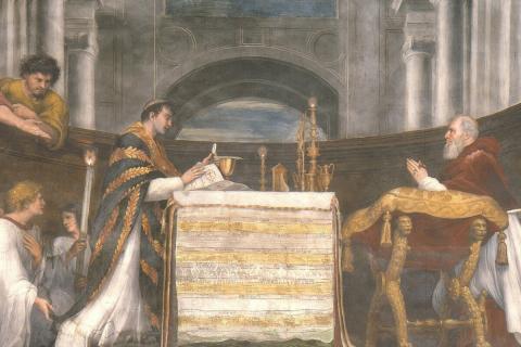 Raphael's "The Mass at Bolsena"
