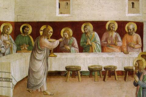 Fra Angelico's "Communion of the Apostles"