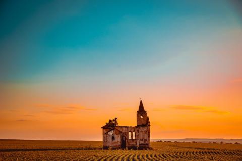 The Ruins of a Rural Church