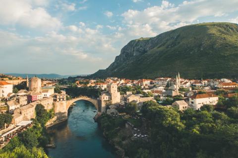Mostar Bridge in Bosnia and Herzegovina 