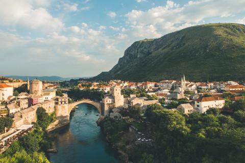 Mostar Bridge in Bosnia and Herzegovina