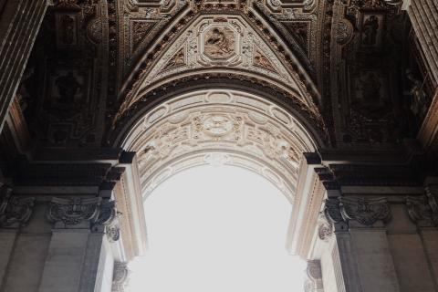 An Archway at Saint Peter's Basilica