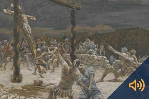 James Tissot's "The Raising of the Cross"