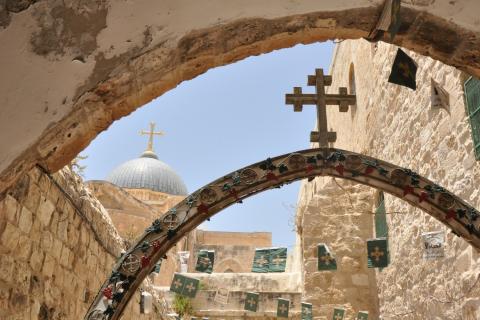 A cross in Jerusalem